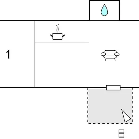 1 Bedroom Beautiful In *